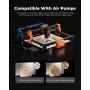 ACMER S2 12W Découpeuse laser, machine de gravure laser 72W, gravure et découpe de panneaux de bois, idéale pour les petites ent