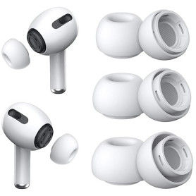 [3 paires]Embouts pour Airpods Pro et Airpods Pro 2 Avec Trou de Réduction du Bruit,Embouts en Silicone Airpods Pro Avec Boîte d