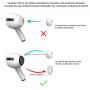 [3 paires]Embouts pour Airpods Pro et Airpods Pro 2 Avec Trou de Réduction du Bruit,Embouts en Silicone Airpods Pro Avec Boîte d