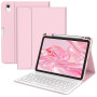 BQSS Coque Clavier pour iPad A16 11/10 Ème Génération(11 Pouces 2025/10.9 Pouces 2022), AZERTY Français, Housse Amovible avec Cl