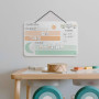 L’Atelier Gigogne – Tableau de Routine Enfant Montessori 3-8 Ans – Plateau Magnétique + 57 Magnets – Routine Matin & Soir – Auto
