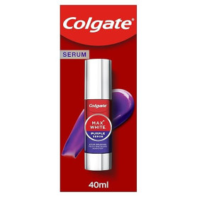 COLGATE - Sérum Max White Purple - Booster de Blancheur Après le Dentifrice pour une Correction Instantanée de la Couleur - Pour