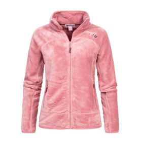 Geographical Norway Upaline Lady - Polaire Fine Femme Chaude Fermure Zip - Veste Automne Hiver Printemps Chaud Femmes - Longues 