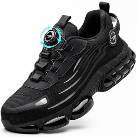 GUDECIUS Chaussures de Sécurité Hommes Légère Chaussures de Travail Respirantes Basket Securite Embout en Acier Mode Confortable