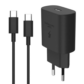 Port 25W USB C Chargeur Rapide avec Câble Type C Compatible avec Samsung S25 S24 S23 S22 S21 S21 Ultra 5g S20 Ultra S20 A16 A26