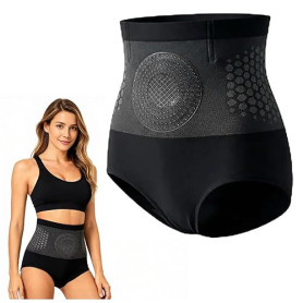 Short Sculptant Thermogénique Brûleur De Graisse,4 en 1 Micro Particle sculpting Short Gainant,Amincissant sans Coutures à Taill