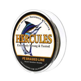 Hercules Super Cast 10-300lbs Ligne de pêche tressée 100-2000m 109-2187yds Test pour Les Lignes de Poisson Tresse PE d'eau salée