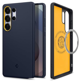 Spigen Nano Pop MagFit Coque Compatible avec Samsung Galaxy S25 Ultra - Bleu Myrtille