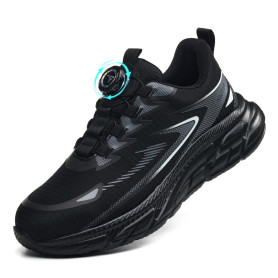 QCCQ Chaussures de Sécurité Hommes Femmes Légère Baskets de Securite Embout Acier Protection Chaussures de Travail Anti-Perforat