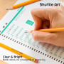 Shuttle Art Crayon Papier, Paquet de 350 Crayon HB, Pré-Taillés en Bois avec Gomme pour une Ecriture Douce pour le Dessin, le Cr