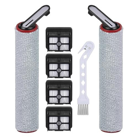 Aomiduo Accessoires pour Dreame H15 Pro/H15 Pro FoamWash/H15 Mix/H12 Pro FlexReach/H15S, 7 Pièces Kit de Remplacement avec Roule