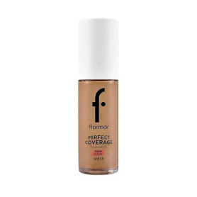 Flormar Perfect Coverage Foundation – Fond de teint liquide haute couvrance avec SPF 15 – hydratation longue durée pour un fini