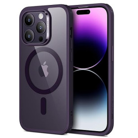 ESR Coque pour iPhone 14 Pro, Compatible avec MagSafe, Hybrid Magnétique Case pour iPhone 14 Pro avec HaloLock, Protection Antic