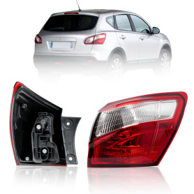 Convitex Feu Arrière Droit pour Qashqai/Qashqai+2 I (J10, NJ10) SUV 2010-2014, Pièces de rechange 26550-BR00A, E-Mark