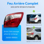 Convitex Feu Arrière Droit pour Qashqai/Qashqai+2 I (J10, NJ10) SUV 2010-2014, Pièces de rechange 26550-BR00A, E-Mark