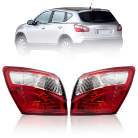 Convitex Feu Arrière Gauche Droit pour Qashqai/Qashqai+2 I (J10, NJ10) SUV 2010-2014, Pièces de rechange 26555-BR00A/26550-BR00A