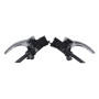 KASturrboo Poignée de Porte pour Nissan Qashqai J10 JJ10 2007-2013 Chromée Poignée Gauche Droite 80671-JD00E 80670-JD00E 2 pièce