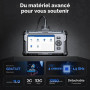 TOPDON AD500 Valise Diagnostic Auto, 4 systèmes Outil de Diagnostic Voiture Multimarque,Moteur Transmission SRS ABS, 6 Réinitial