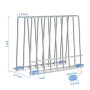 IDEATECH Support de Sacs Réutilisables, Séchoir et Rack de Rangement Multifonctionnel en Acier Inoxydable Durable et Anti-Rouill