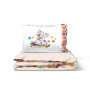 Disney Moana 100% Coton Parure de Lit Simple - Inclus Taie d'oreiller 50 x 70 cm