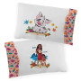 Disney Moana 100% Coton Parure de Lit Simple - Inclus Taie d'oreiller 50 x 70 cm