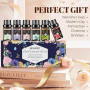 AESHORY Kit Huiles Essentielles Florales Aromathérapie 6x10ML, Huiles Essentielles Florales 100% Naturelle pour Diffuseurs, Apai