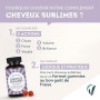 Vitavea Bien-être - Gummies Cheveux Sublimes - Favorise la Pousse - Biotine, Levure de Bière, Kératine, Zinc, Collagène - Anti-C