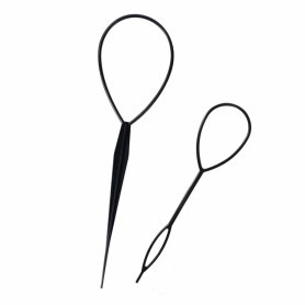 Sularpek Outil de Queue de Cheveux, 2pcs Tresse Outil de Coiffure, Aides à La Coiffure pour Simples et Élégantes, Styling Coiffu