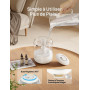 Dreo 3L Humidificateur Bébé Silencieux 26dB avec Capteur d’Humidité, Brume Fraîche Ultrasonique, Buse 360°, 30H Autonomie, Diffu