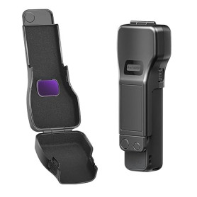 AMAZEAR Coque de Protection pour DJI Osmo Pocket 4/3, Capuchon d'objectif d'appareil Photo DJI Pocket 4/3, Rigide avec Doublure