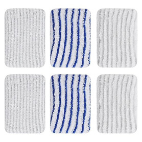 GIONAR 6pcs Lingettes Clean and Steam pour Rowenta Clean & Steam ZR005801/ZR005804/ZR850002/RY7/RY8 Série, Serpillère Microfibre