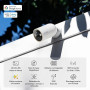 Tapo C460 Caméra de Surveillance Extérieure 4K 8MP, Batterie 10000mAh, Vision Nocturne Couleur Starlight, Wi-FI Dual-Band, Base