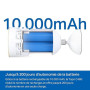 Tapo C460 Caméra de Surveillance Extérieure 4K 8MP, Batterie 10000mAh, Vision Nocturne Couleur Starlight, Wi-FI Dual-Band, Base