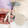 iEGrow Fil pour Crochet，400 g/140m Fil Polyester en Tissu Chunky Tshirt Yarn, T-Shirt Crochet pour Sac，Paniers，Bricolage，Décorat
