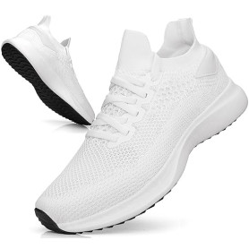 Giniros Basket Homme Chaussures de Sport Respirant Mesh Basquettes Homme Confortables Mode Casual Marche Course Fitness Running