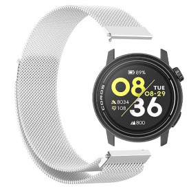 GIOPUEY Bracelet Magnétique Compatible avec COROS Pace 3, Bracelet en acier inoxydable tressé [magnétique]