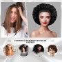 Bonnet Satin Cheveux Nuit, Bonnet Soie Cheveux Nuit Élastique pour Le Soin des Cheveux