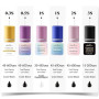 Natuhana Colle Extension Cils,0.5s Rapide Instantané Tenue 6-8 Semaines,5ml Étanche Extra Fort Adhésif,Noir