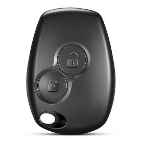 Jongo® Coque de Clé 2 Boutons Compatible avec Dacia Duster, Sandero, Logan, Dokker, Lodgy (2004–2019) | Boîtier sans Lame – pour