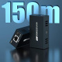 PWAYTEK HDMI Extender sur IP, portée 150m par câble Cat5e/Cat6/Cat7/Cat8, Compatible Boucle Locale et Transmission Un vers Plusi