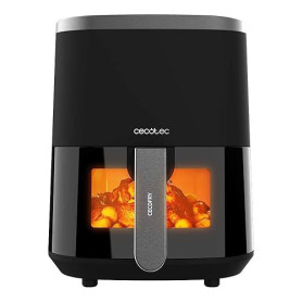 Cecotec Friteuse à Air sans Huile de 4 L avec Fenêtre Cecofry Fantastik Window 4000. Air Fryer. 1400 W, 9 Menus, Contrôle Tactil