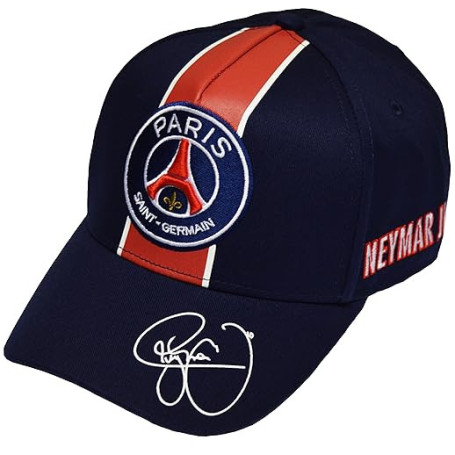 PSG Casquette Neymar Jr - Collection Officielle Paris Saint Germain - Taille réglable