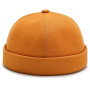 Bonnet Docker Été sans Bord Visiere Casquette Skullcap Travailleur Chapeau Fashion Réglable Casquette de Marinrier sans Visière