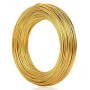Tenbrachian Fil Aluminium 1mm x 60M, Fil en Aluminium Souple, Fils de Fer Souple Loisir Creatif d'artisanat en Aluminium, Fils d