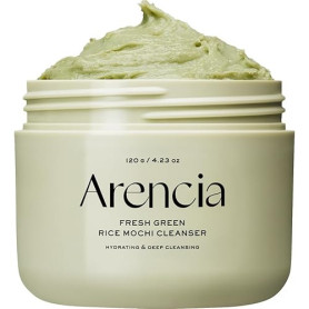 Arencia Nettoyant Visage Coréen au Riz et Mochi - Nettoyant pour le Visage, Gommage Doux Tout en Un pour un Nettoyage en Profond