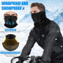 ENONEO Cache Cou Homme Sport Respirant Masque Tour de Cou Moto Femme Hiver Coupe-Vent Cache Nez Ski Balaclava Multifonctionnelle