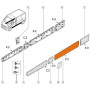 Baguette/Moulure de panneau arrière latérale gauche compatible avec Renault Trafic II, Opel Vivaro et Nissan Primastar | Install