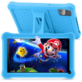 SANNUO Tablette Enfants 7 Pouces Android Tablette Éducative Enfant avec Écran HD, 8Go RAM+64Go ROM(TF 256Go), Contrôle Parental,