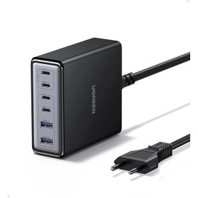 UGREEN Zapix 100W 6 Ports Chargeur USB C Rapide Station de Charge Bureau GaN Tech 65W Compatible avec iPhone 17 Pro Max Air 16 1