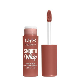 NYX Professional Makeup Rouge à Lèvres Crème Mat Smooth Whip, Couleur Vive, Texture Crème Fouettée, Formule Vegan, Teinte : Tedd